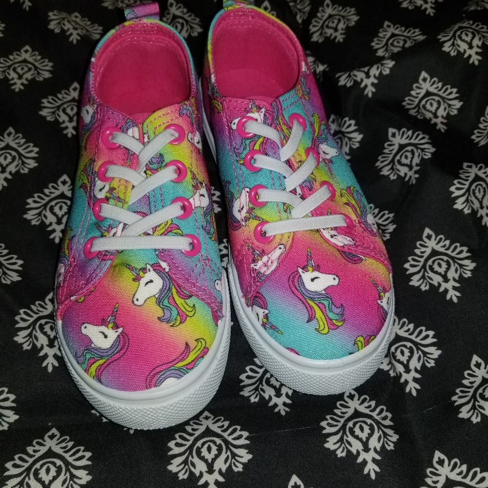 Brand new rainbow unicorn shoes